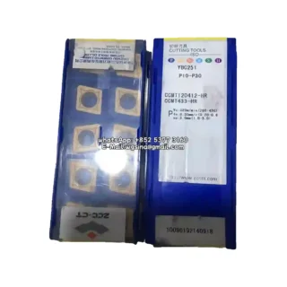 Original Zcc CCMT120412-HR YBC251 Carbide Insert - Diamond 80° (10 PCS)