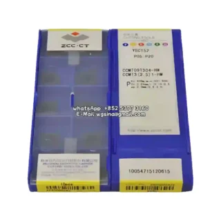 Original Zcc CCMT09T304-HM YBC152 Carbide Insert - Diamond 80° (10 PCS)