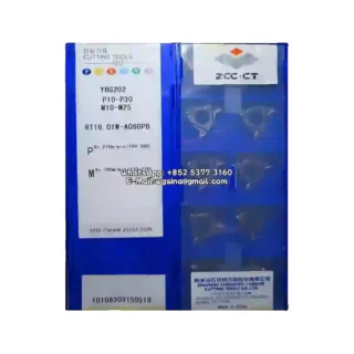 Original Zcc RT16.01W-AG60PB YBG202 Carbide Insert - Round | Steel (10 PCS)