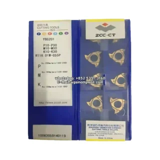Original Zcc RT16.01N-G55P YBG201 Carbide Insert - Round (10 PCS)