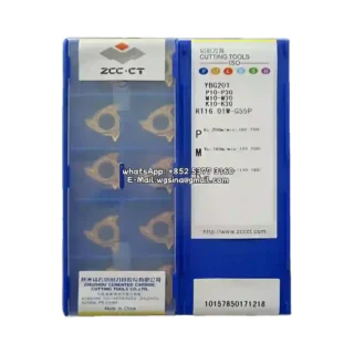 Original Zcc RT16.01W-G55P YBG201 Carbide Insert - Round (10 PCS)