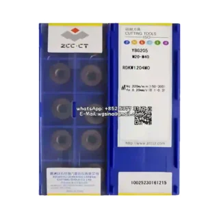Original Zcc RDKW1204MO YBG205 Carbide Insert - Round | Steel (10 PCS)