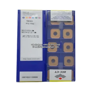 Original Zcc SEET12T3-DM YBC301 Carbide Insert - Square (10 PCS)