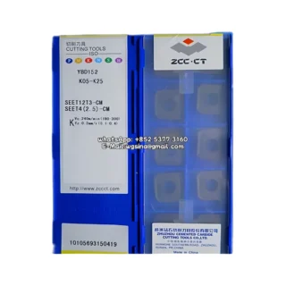 Original Zcc SEET12T3-CM YBD152 Carbide Insert - Square | Cast Iron (10 PCS)
