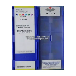 Original Zcc DCMT070204-HF YBC252 Carbide Insert - Diamond 55° (10 PCS)