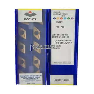 Original Zcc DCMT11T308-HR YBC251 Carbide Insert - Diamond 55° (10 PCS)