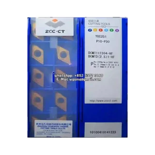 Original Zcc DCMT11T304-HF YBC251 Carbide Insert - Diamond 55° (10 PCS)