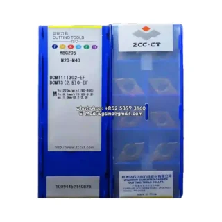 Original Zcc DCMT11T302-EF YBG205 Carbide Insert - Diamond 55° | Steel (10 PCS)