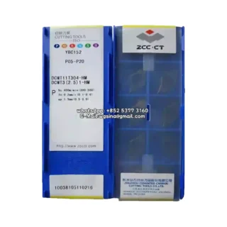 Original Zcc DCMT11T304-HM YBC152 Carbide Insert - Diamond 55° (10 PCS)