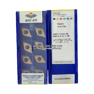 Original Zcc DCMT11T304-HR YBC251 Carbide Insert - Diamond 55° (10 PCS)