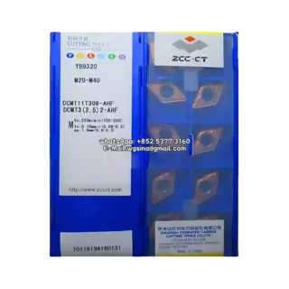 Original Zcc DCMT11T308-AHF YB9320 Carbide Insert - Diamond 55° (10 PCS)