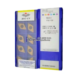 Original Zcc DCMT11T308-HM YBC251 Carbide Insert - Diamond 55° (10 PCS)