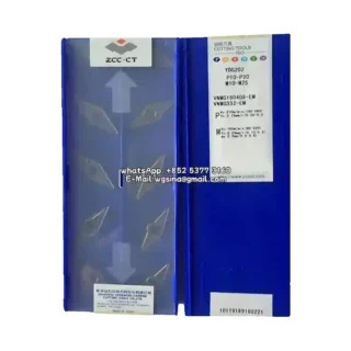 Original Zcc VNMG160408-EM YBG202 Carbide Insert - Diamond 35° | Steel (10 PCS)