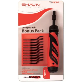 Original Vargus SHAVIV Cutting Tool BONUS PACK 10 B10S+HLDR SHAVIV BONUS PACK 10 B10S+HLDR