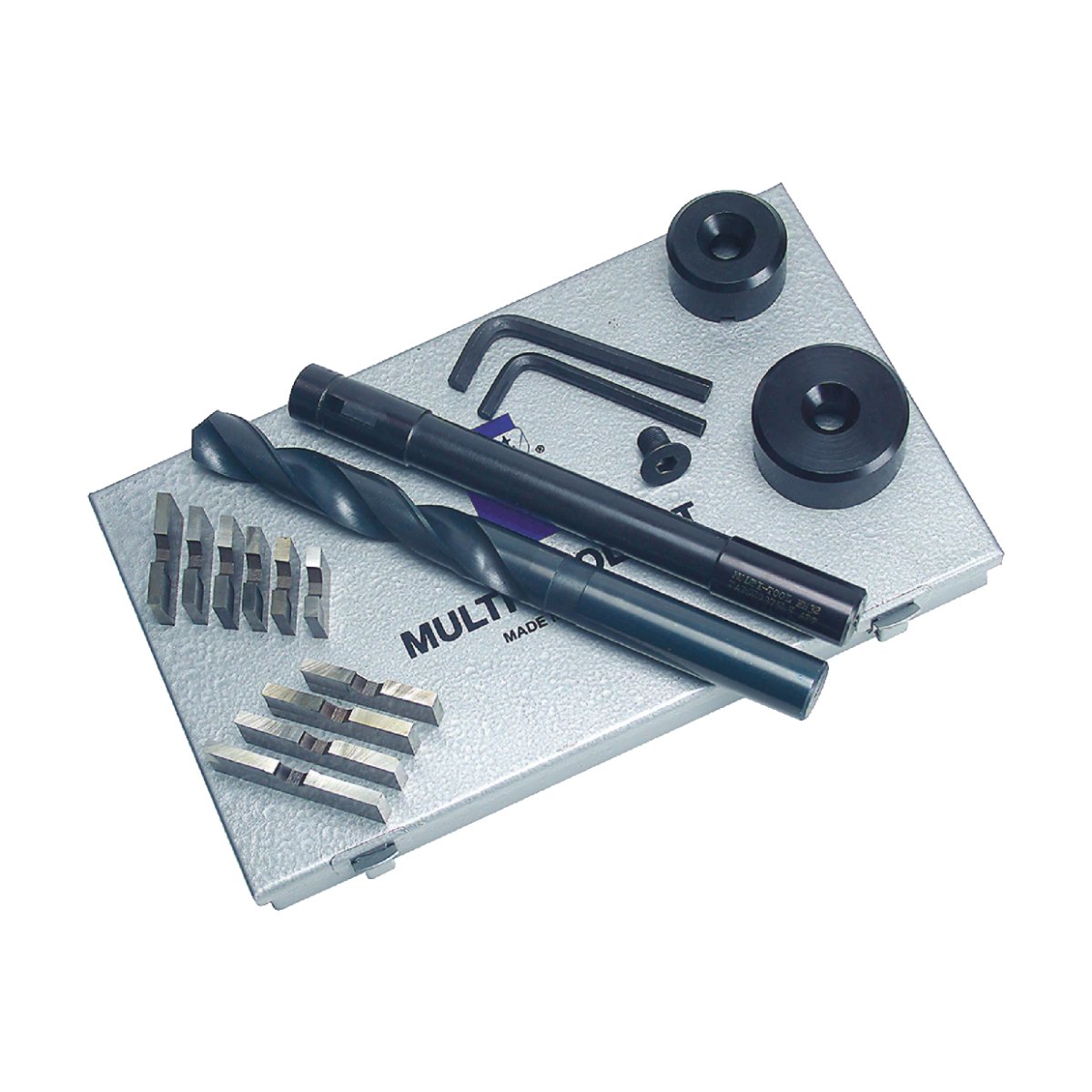 APT ES4 - Hole Making Multi-Tool Set with Inserts, 1.000" Straight Shank, Series E Blades