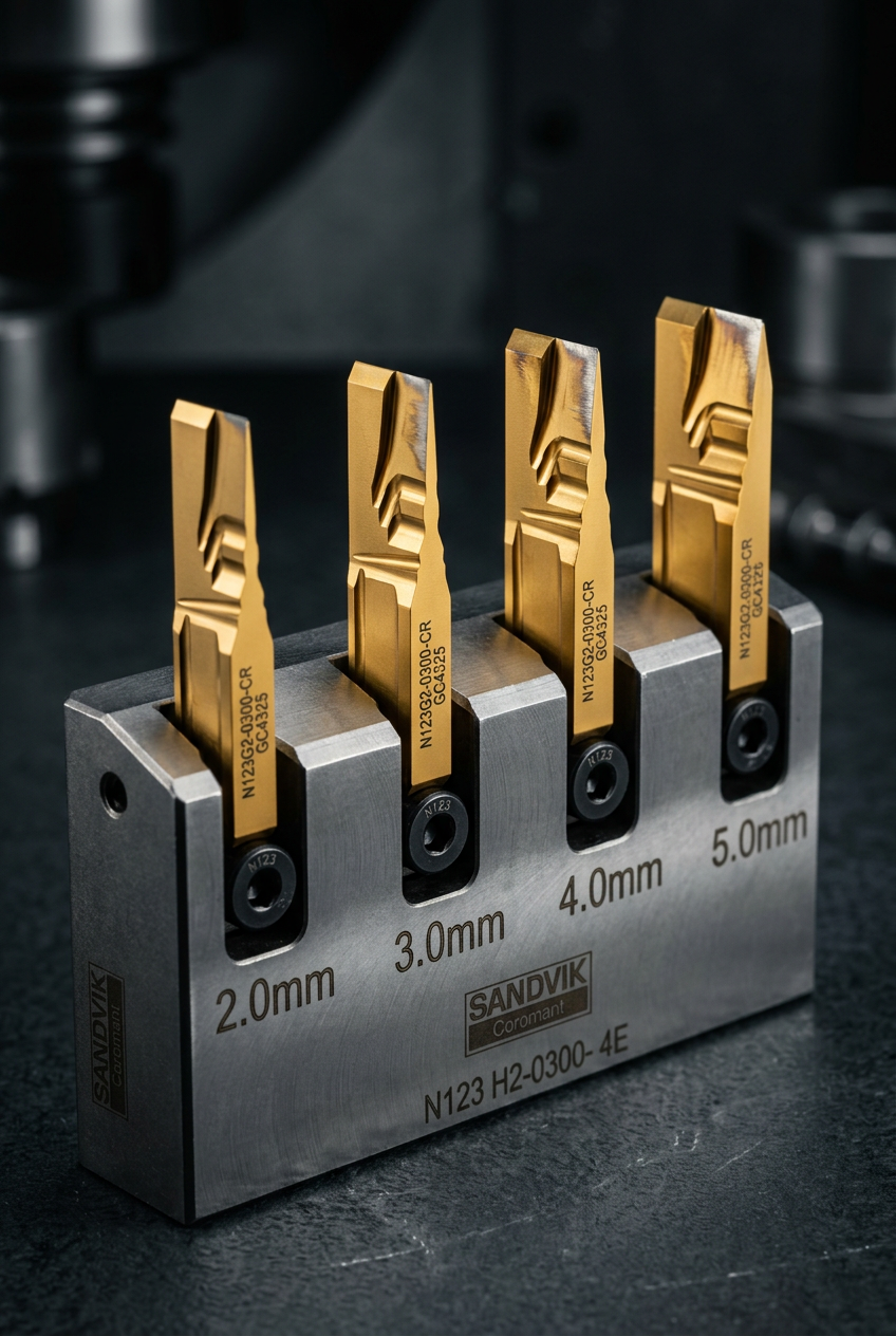 Grooving & Parting Inserts - Multiple Widths Available