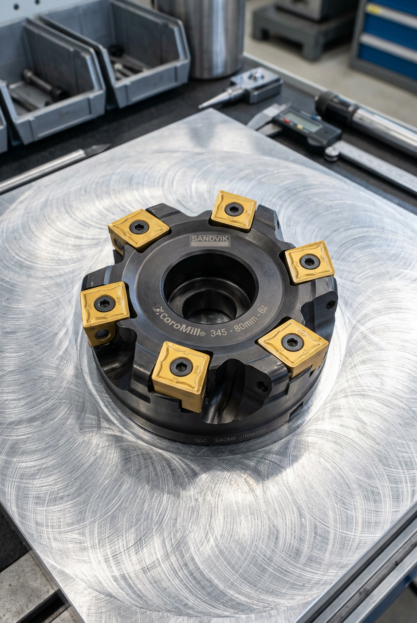 Face Milling Cutter with Indexable Carbide Inserts