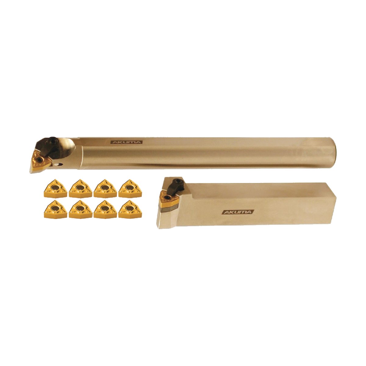 Original AKUMA 18.01.01024 Carbide Turning Insert 1.0" Boring Set 18.01.01024 - 1.0" Turning / Boring Set