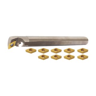 Original AKUMA 02.06.00106 Carbide Boring Insert 0.3125" Shank Single Bar Set 02.06.00106 - 0.3125" Shank Single Boring Bar Set