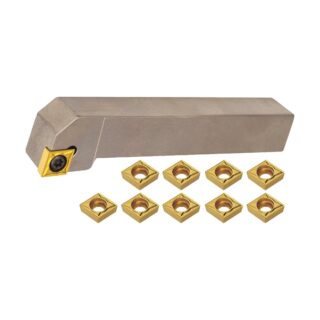 Original AKUMA 11.06.00993 Carbide Turning Insert 5/16" CCMT2(1.5)_ Set 5/16" CCMT2(1.5)_ Turning Set