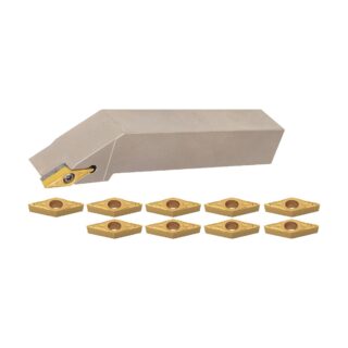 Original AKUMA 11.06.01009 Carbide Turning Insert 3/8" VCMT22_ Set 3/8" VCMT22_ Turning Set