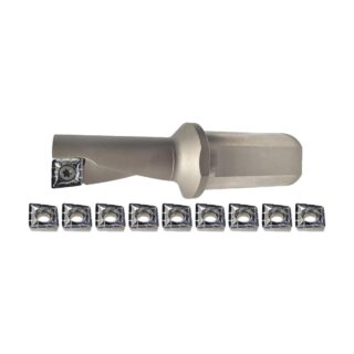 Original AKUMA AKMT.10R.2.25 Carbide Turning Insert - Parallelogram 85° SET W/ UT10N AKMT.10R.2.25 SET W/ INS UT10N