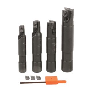 Original AKUMA 07.22.00310 Carbide Insert Multi Piece Indexable End Mill Set 07.22.00310 - Multi Piece Indexable End Mill Set