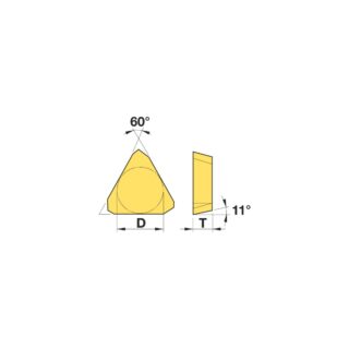 Original AKUMA TPKN32PDSR Carbide Milling Insert - Triangle PM20M TPKN32PDSR PM20M
