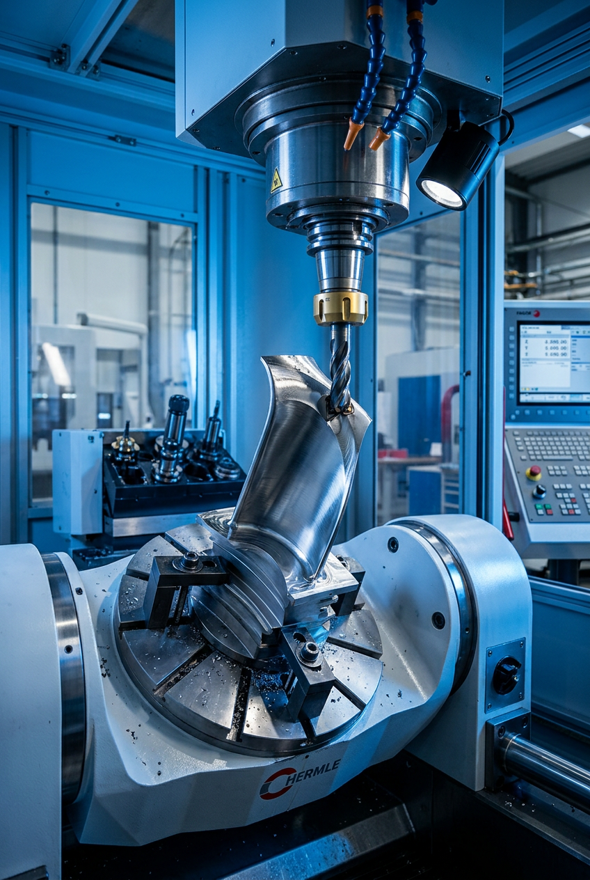Aerospace CNC Machining - Titanium Components