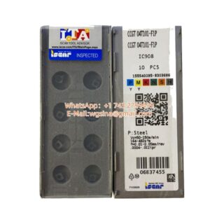 Original Iscar CCGT04X101-F1P IC908 Carbide Insert - Diamond 80° | Heat-Resistant Alloys