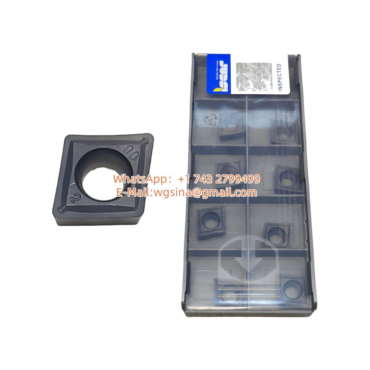 Original Iscar CCMT09T304-SM IC908 Cutting Tool | Steel & More