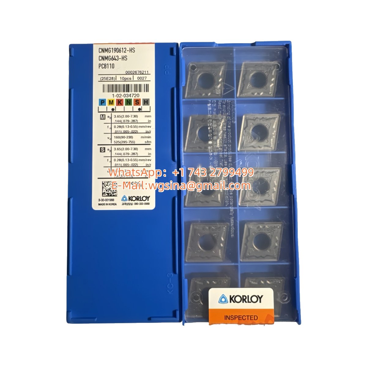 CNMG190612-HS PC8110