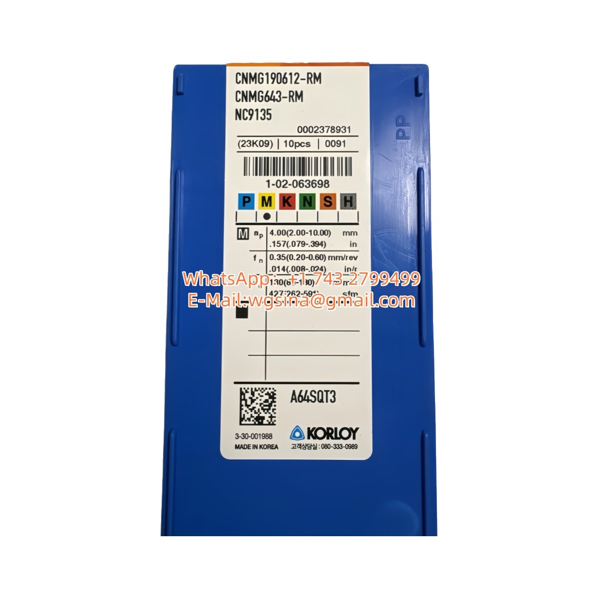 CNMG190612-RM NC9135