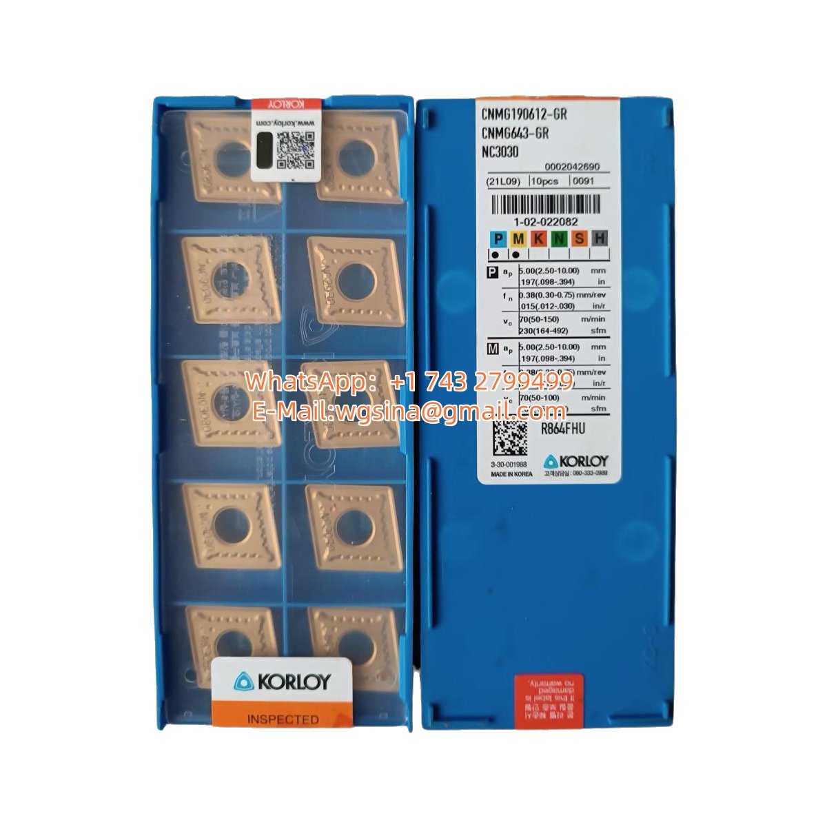 СNMG190612-GR NC3030