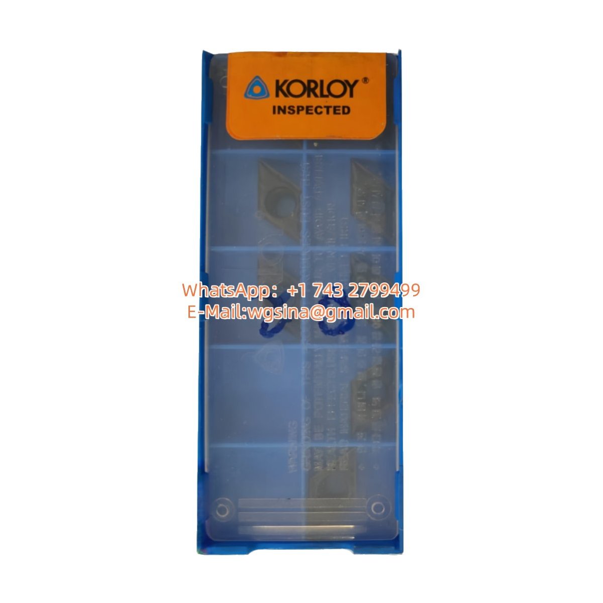 Original Korloy DCMT11T302 NC3120 Carbide Insert - Diamond 55° | Steel & More HMP DCMT11T302 HMP NC3120