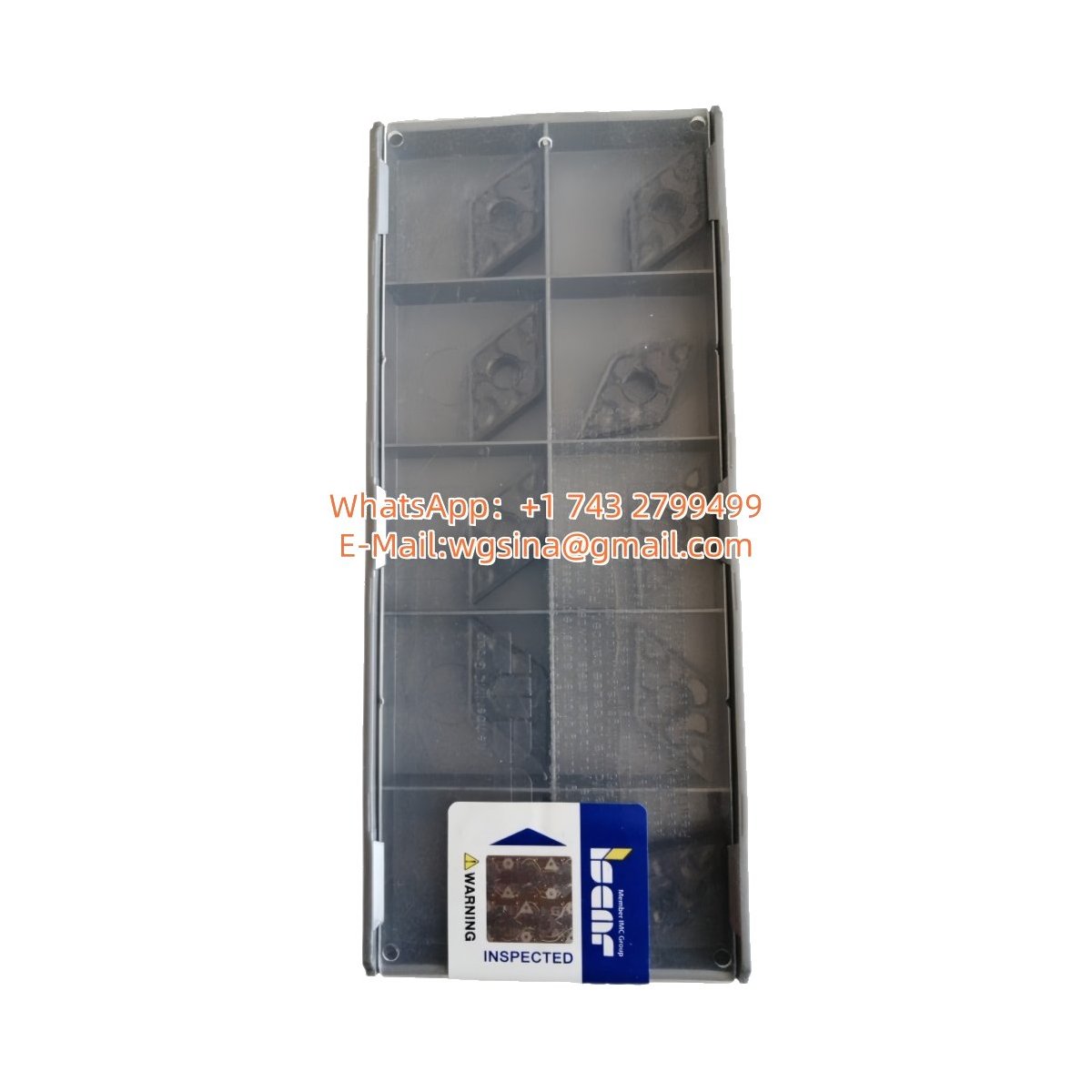 Original Iscar DNMG150404-TF IC908 Carbide Insert - Diamond 55° | Steel & More