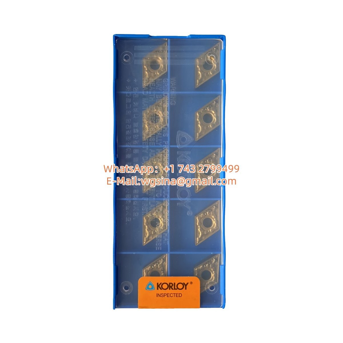 Korloy DNMG150404-VM NC3220 Diamond 55° Steel DNMG531
