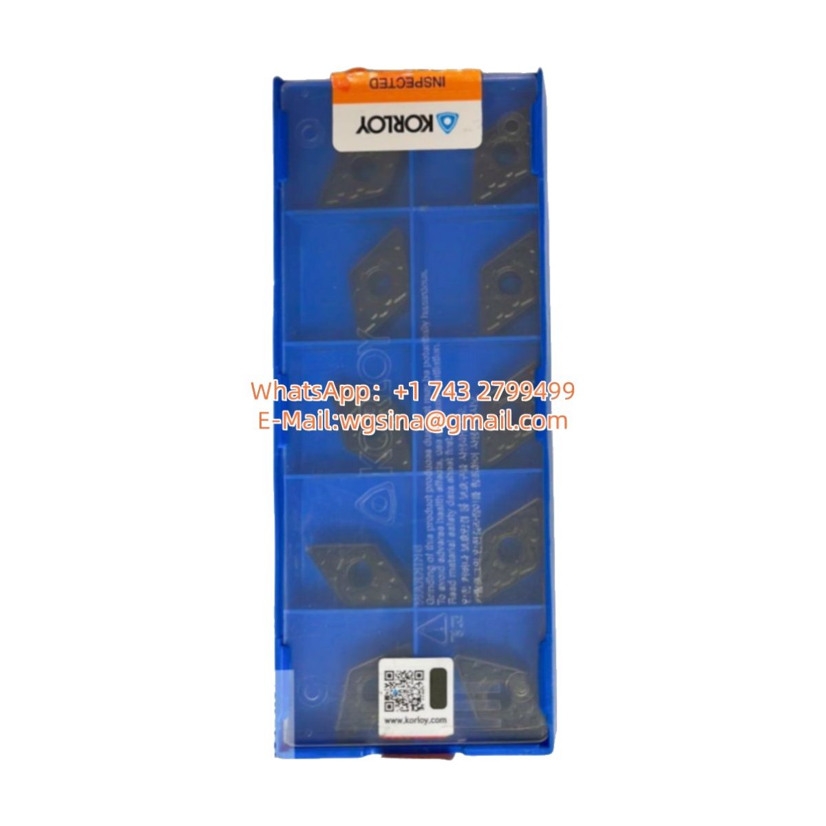 Korloy DNMG150612 Diamond 55° Steel DNMG543