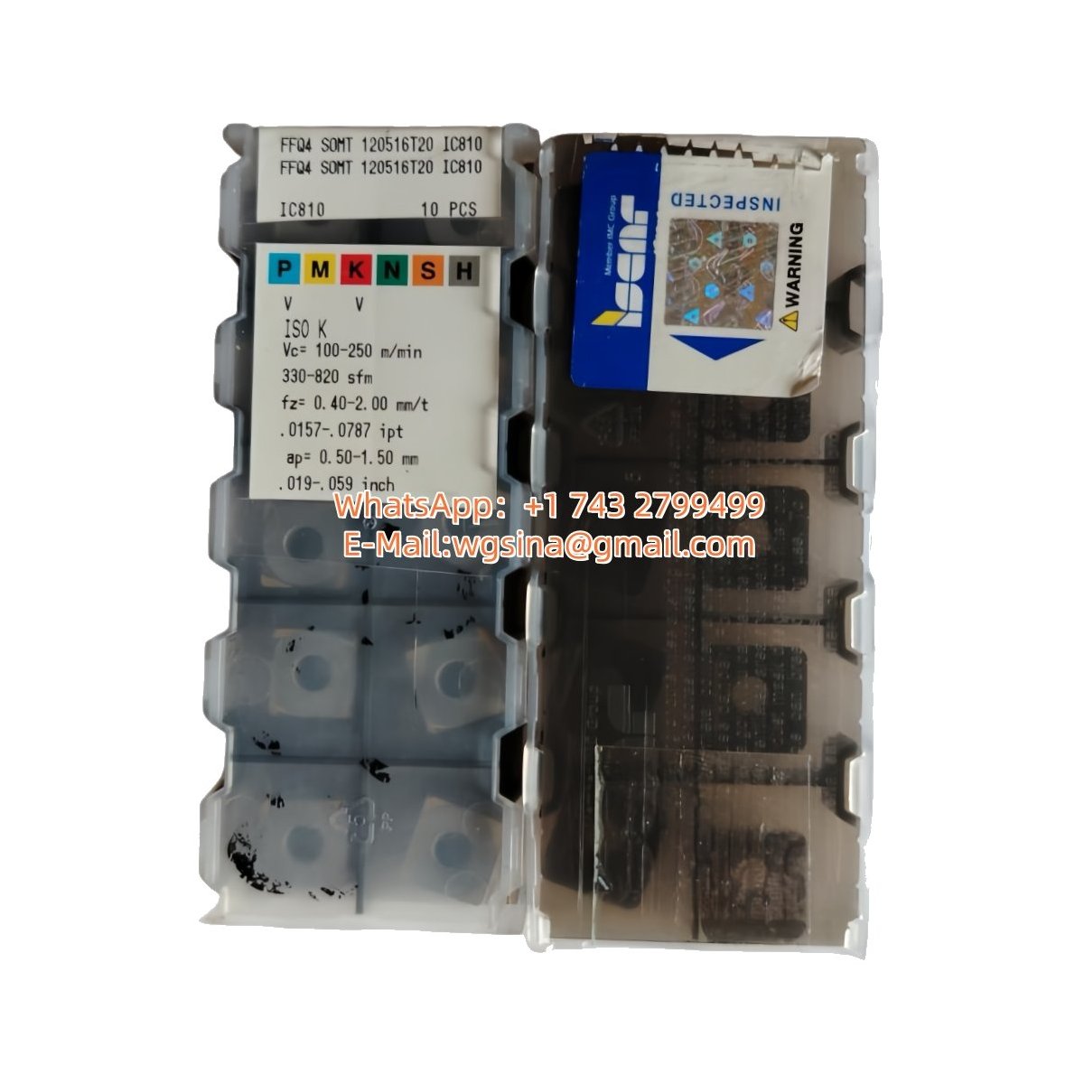 Original Iscar SOMT120516T20 IC810 Cutting Tool | Steel & More FFQ4 FFQ4 SOMT120516T20 IC810