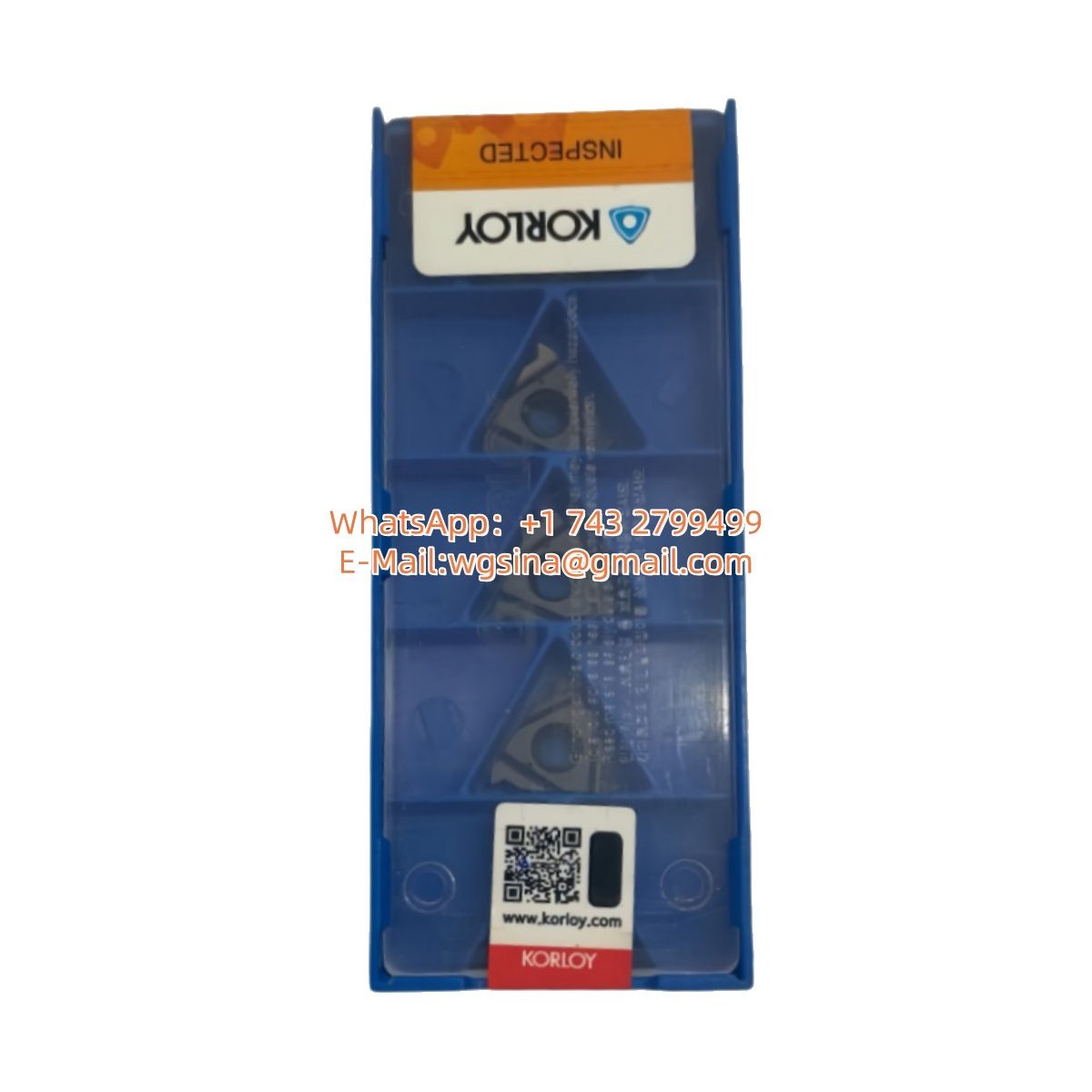 Original Korloy PC3030T Carbide Insert - Pentagon | Steel, Stainless Steel IR16-А60 IR16-А60 PC3030T