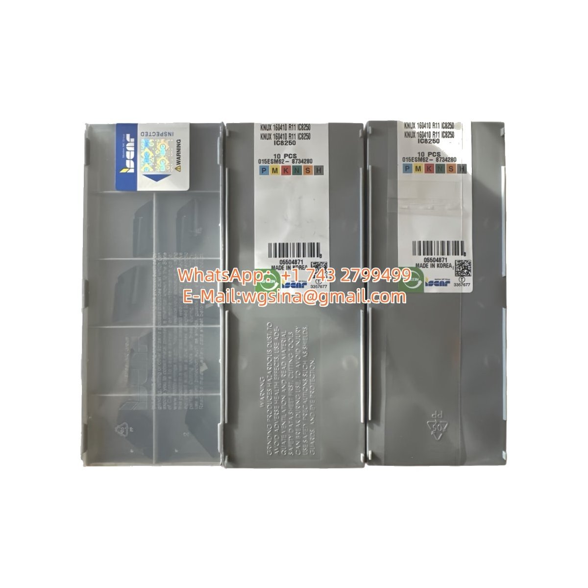 Original Iscar KNUX160410 IC8250 Cutting Tool | Steel, Stainless Steel R11 KNUX160410 R11 IC8250