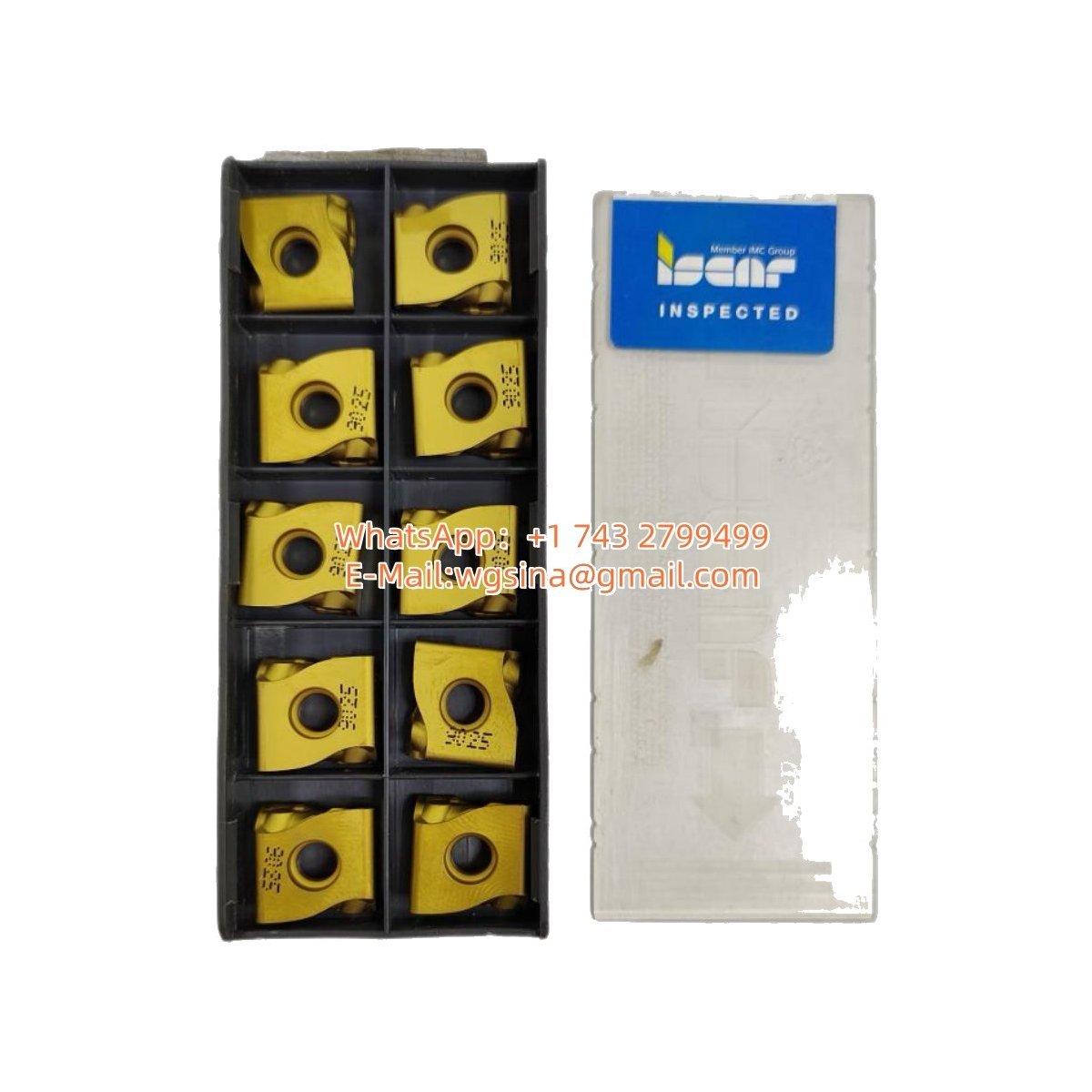 Original Iscar LNMX150612L-HM IC9025 Carbide Insert - Rectangle
