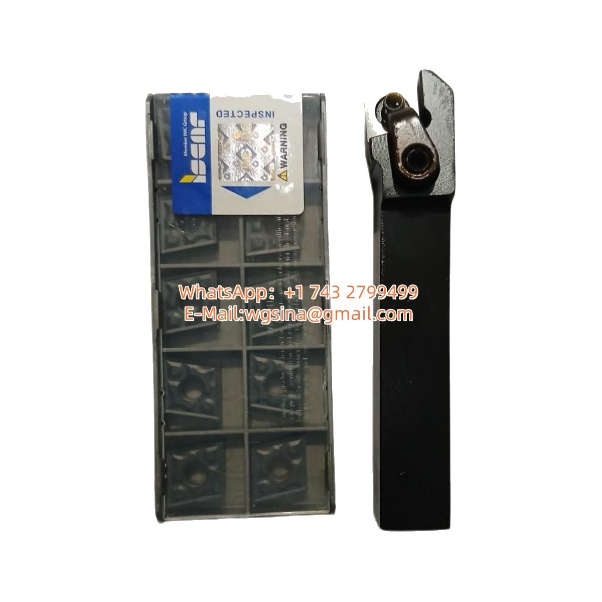 Original Iscar CNMG120404-TF IC907 Carbide Insert - Diamond 80° | Stainless Steel & More MCKNR1616H12+ 10 MCKNR1616H12+ 10 CNMG120404-TF IC907