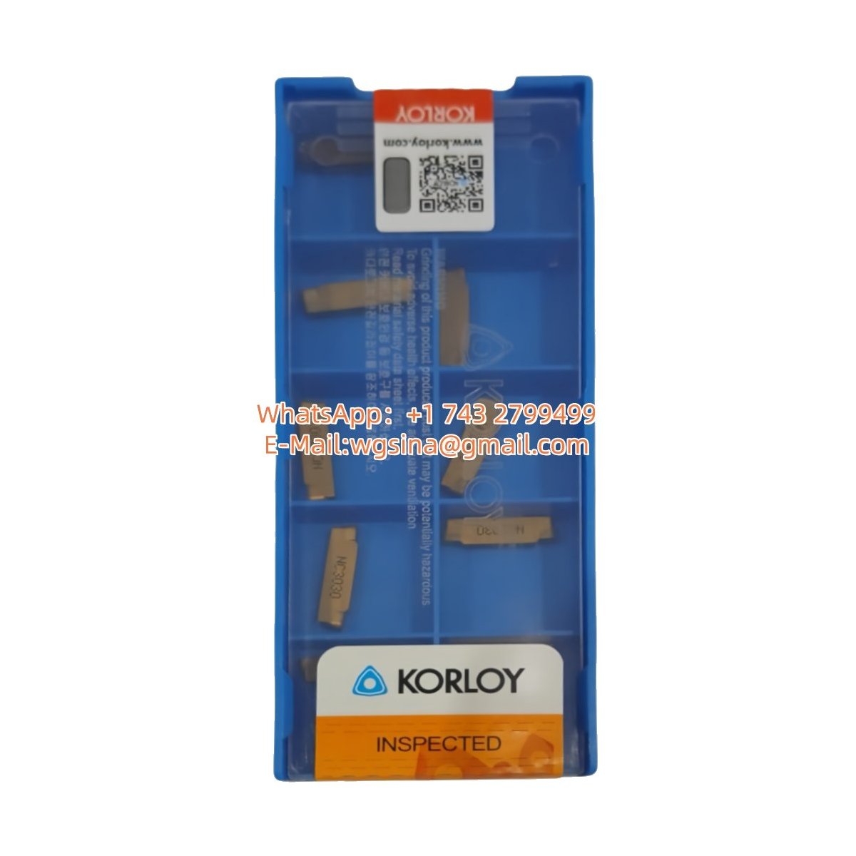 Original Korloy MRMN200-G NC3030 Carbide Insert - Diamond 86° | Steel & More