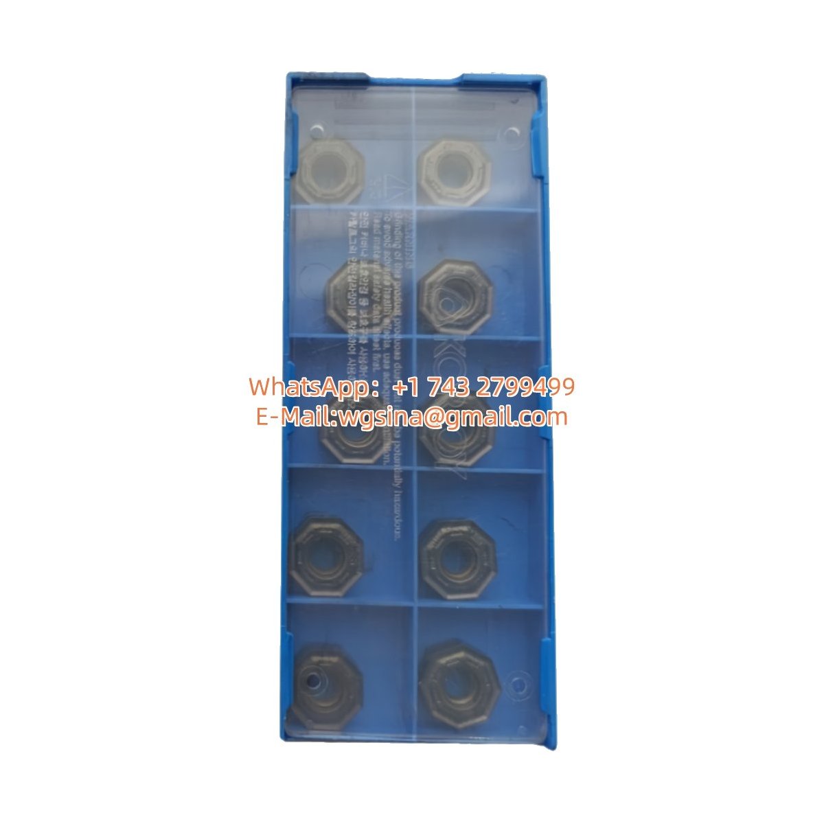 Original Korloy ONMX060608 PC9540 Carbide Insert - Octagonal | Steel & More