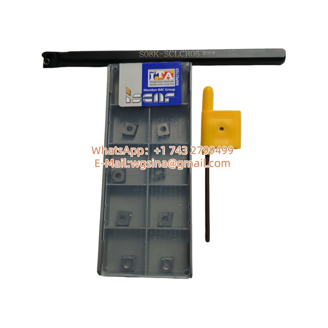 Original Iscar CCMT060204- IC907 Carbide Insert - Diamond 80° | Stainless Steel & More S08K-SCLCR06 +10 SM S08K-SCLCR06 +10 CCMT060204- SM IC907