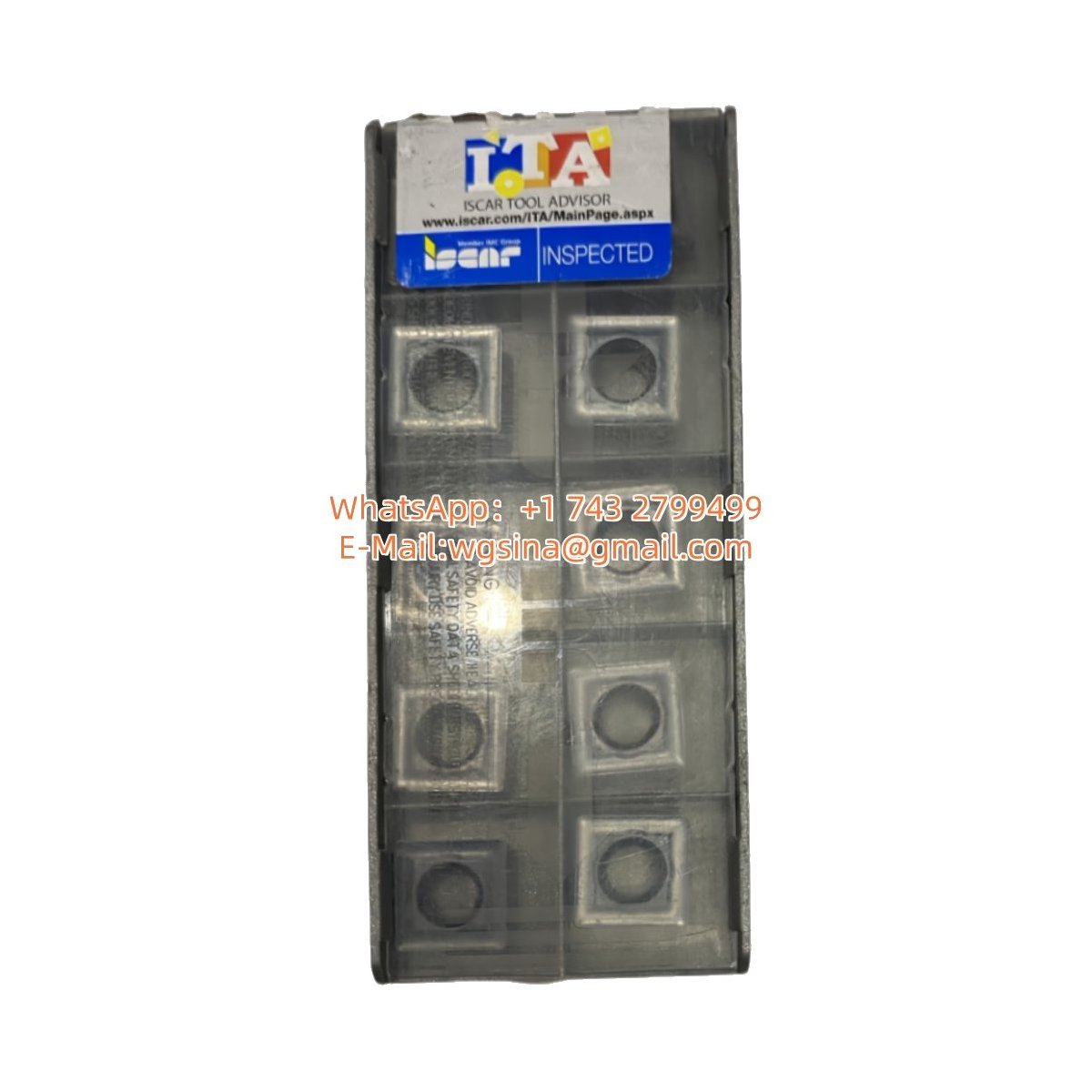 Original Iscar SCMT120408-19 IC3028 Cutting Tool | Steel, Stainless Steel