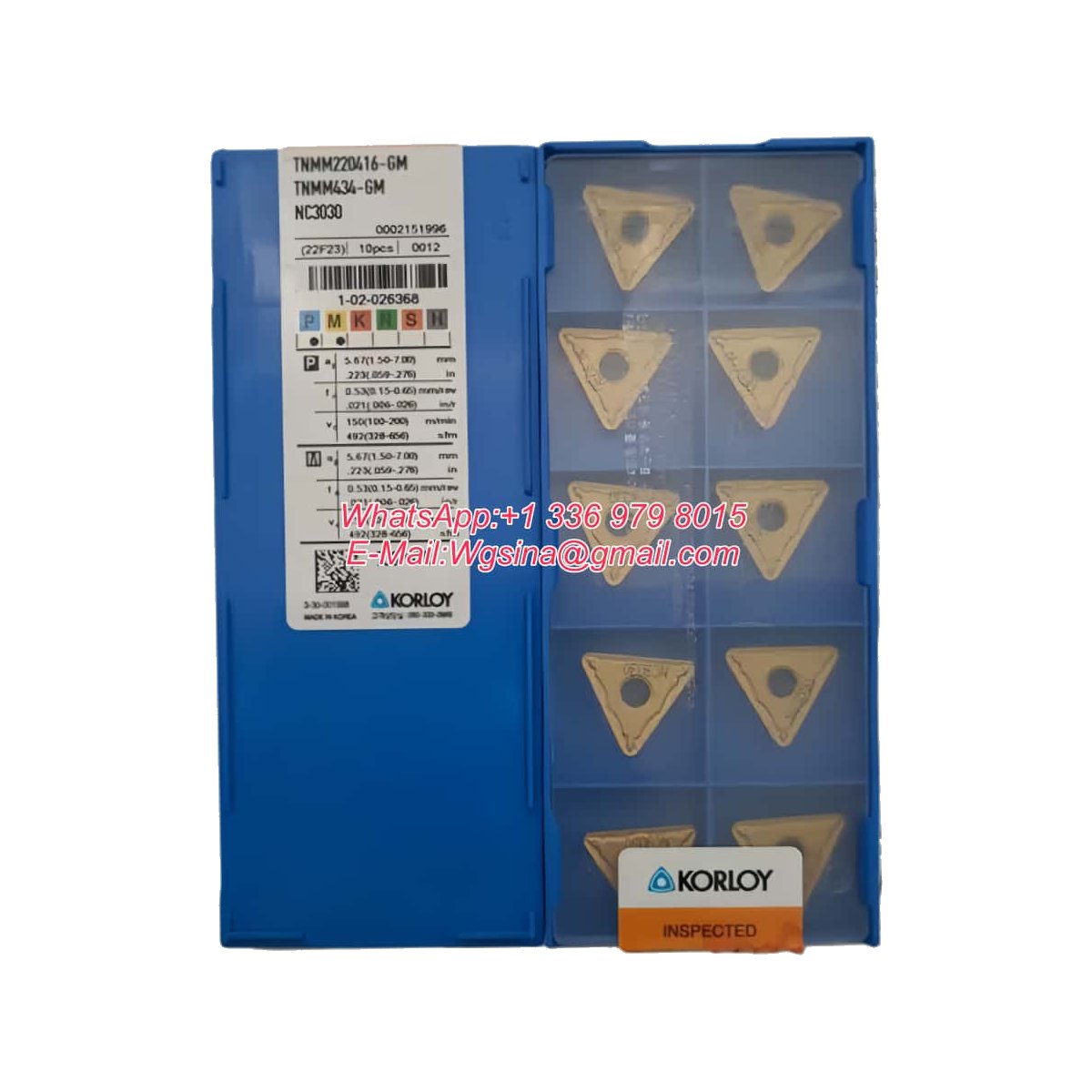 TNMG220416-GM NC3030