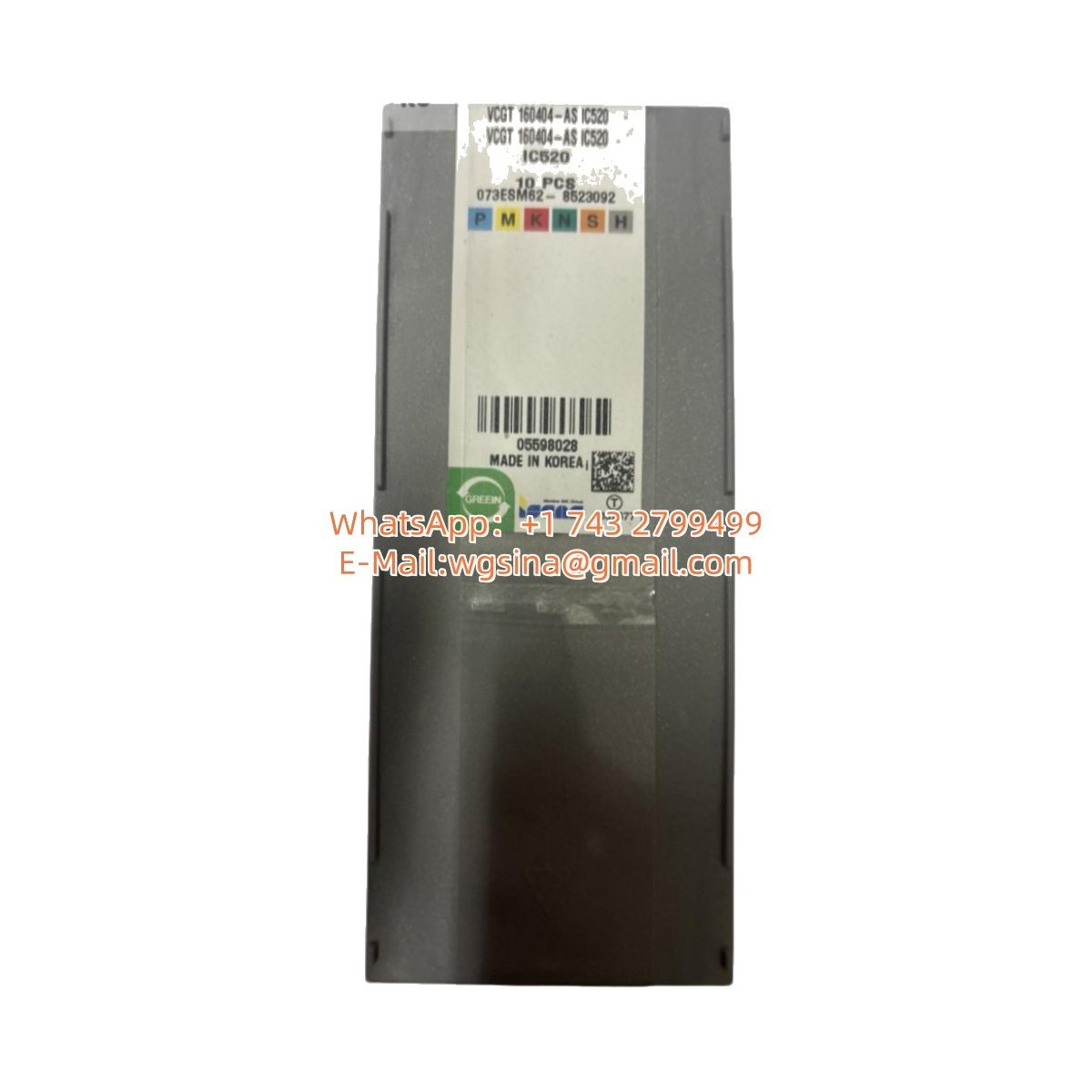 Original Iscar VCGT160404-AS IS520 Cutting Tool | Steel & More