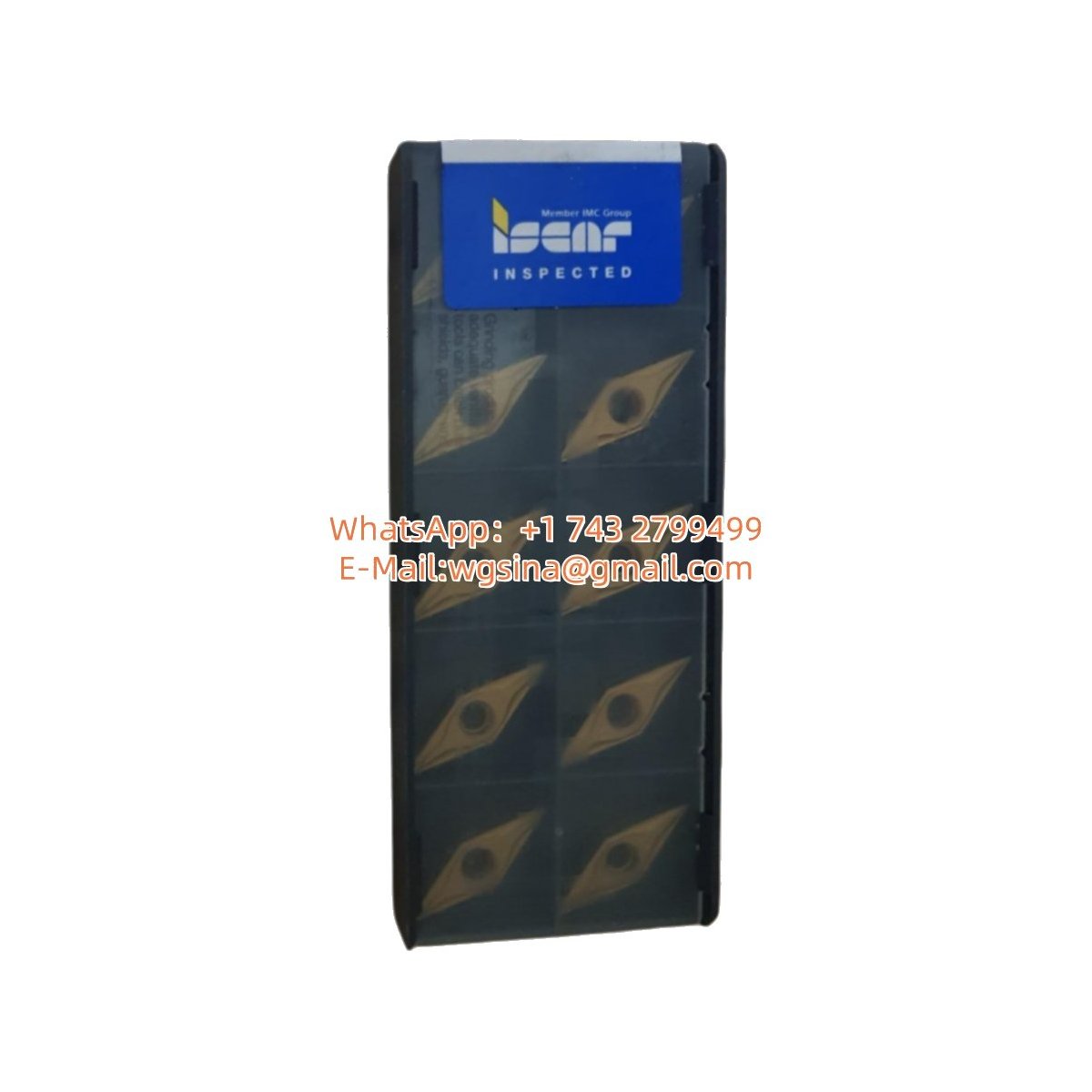 Original Iscar VNMG12T302-NF IC9025 Carbide Insert - Diamond 35°
